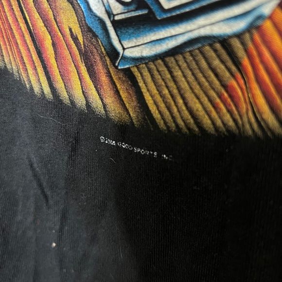 Y2K 2005 Clown Flame Long Sleeve Shirt XXL - Picture 3 of 4